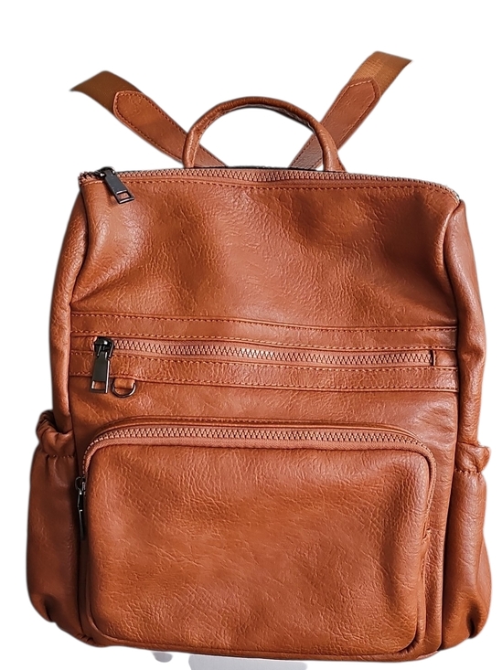 The Unbranded Brand Other - Unbranded Faux Leather Backpack - Classic Daypack